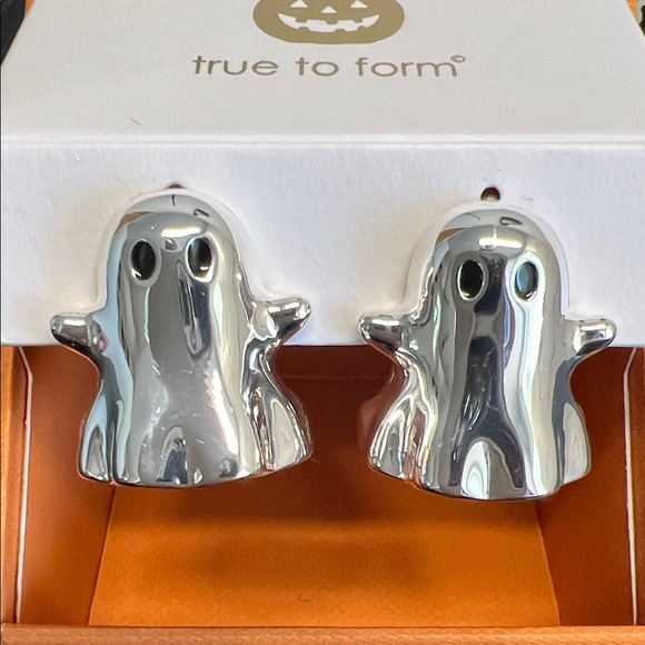 True to Form | Silver Ghost Earrings - Picture 3 of 7